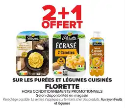 Carrefour Sur les purées et légumes cuisinés florette offre