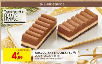 Intermarché Hyper Craquant chocolat x2 offre