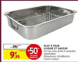 Intermarché Hyper Cuisine et saveur plat à four offre
