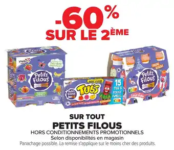 Carrefour Sur tout petits filous offre