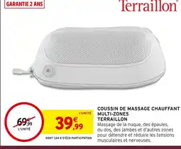 Intermarché Hyper Terraillon coussin de massage chauffant multi-zones offre