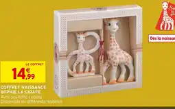 Intermarché Hyper Sophie la girafe coffret naissance offre