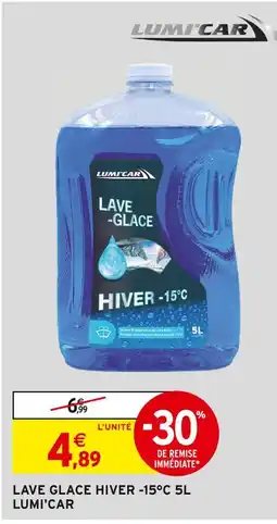 Intermarché Hyper Lumi'car lave glace hiver -15°c 5l offre
