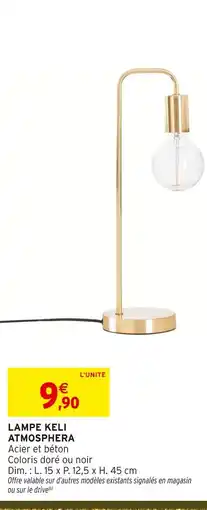 Intermarché Hyper Atmosphera lampe keli offre