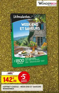 Intermarché Hyper Wonderbox coffret cadeau - week-end et saveurs offre