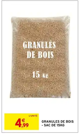 Intermarché Hyper Granulés de bois offre