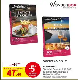Intermarché Hyper Wonderbox bistrots et saveurs offre