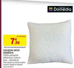 Intermarché Domédia coussin deco offre
