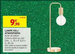 Intermarché Atmosphera lampe keli offre