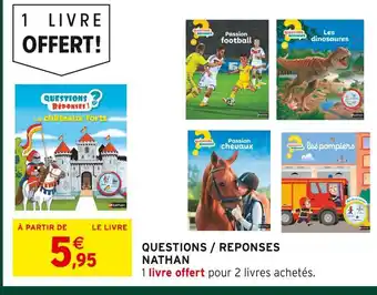 Intermarché Nathan questions / réponses offre