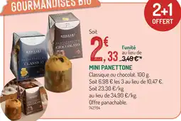 Botanic Borsari mini panettone classico offre
