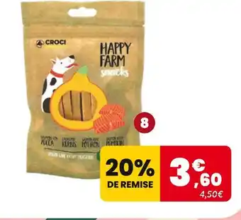 Animalis Croci sélection de friandises happy farm offre