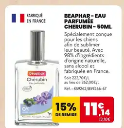 Animalis Beaphar eau parfumée cherubin offre