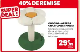Animalis Coocko arbre à chat flower power offre
