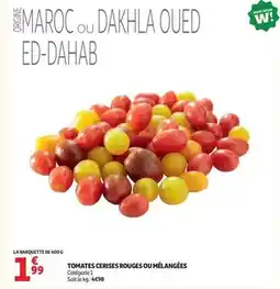 Auchan Supermarché Tomates cerises rouges ou mélangées offre