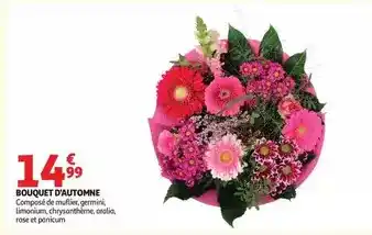 Auchan Supermarché Bouquet d'automne offre