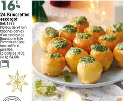 Croque Gel 24 Briochettes escargot offre