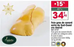 Croque Gel Foie gras de canard extra du Sud-Ouest cru éveiné offre