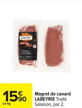 Carrefour Magret de canard labeyrie offre