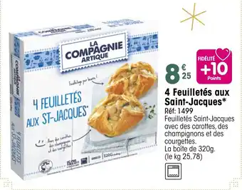 Croque Gel 4 Feuilletés aux Saint-Jacques offre