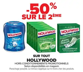 Carrefour Sur tout hollywood offre