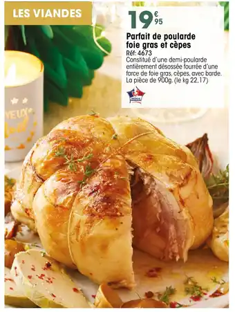 Croque Gel Parfait de poularde foie gras et cèpes offre