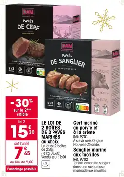 Croque Gel Le lot de 2 boîtes de 2 pavés marinés offre