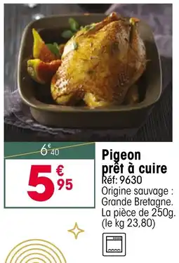 Croque Gel Pigeon prêt à cuire offre