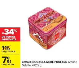 Carrefour Coffret biscuits la mere poulard offre