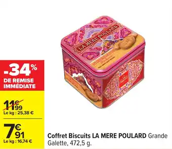 Carrefour Coffret biscuits la mere poulard offre