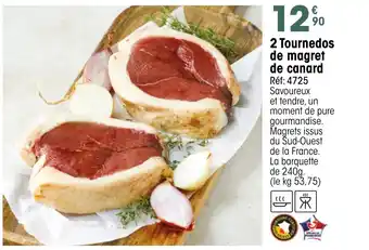 Croque Gel 2 Tournedos de magret de canard offre