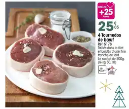Croque Gel 4 Tournedos de bœuf offre