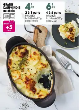 Croque Gel Gratin dauphinois offre