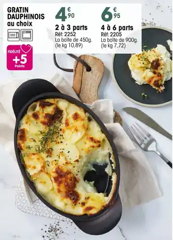 Croque Gel Gratin dauphinois offre