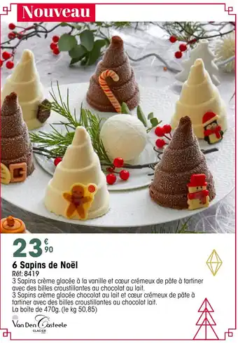 Croque Gel 6 Sapins de Noël offre
