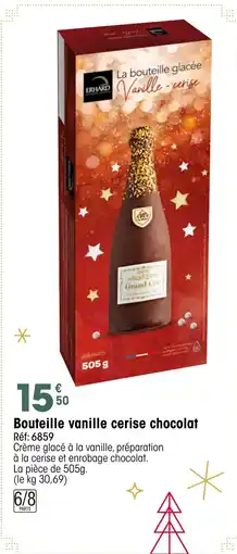 Croque Gel Bouteille vanille cerise chocolat offre