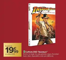 Carrefour Coffrets dvd aventure offre