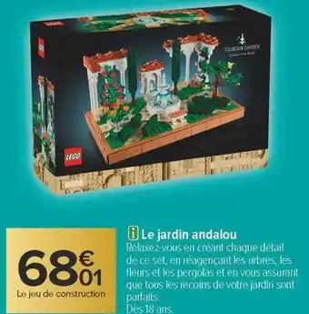 Carrefour Le jardin andalou offre