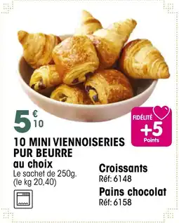 Croque Gel 10 mini viennoiseries pur beurre offre