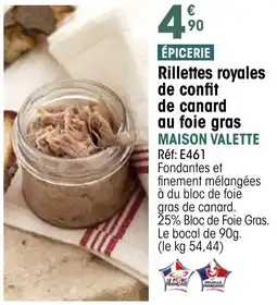 Croque Gel Rillettes royales de confit de canard au foie gras offre