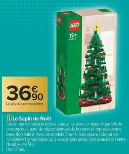 Carrefour Le sapin de noël offre