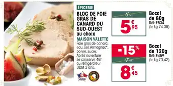 Croque Gel Bloc de foie gras de canard du sud-ouest offre