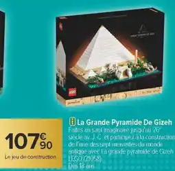Carrefour La grande pyramide de gizeh offre