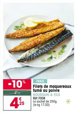 Croque Gel Filets de maquereaux fumé au poivre offre