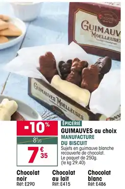 Croque Gel MANUFACTURE DU BISCUIT Guimauves offre