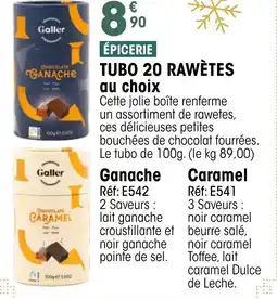 Croque Gel GALLER Tubo 20 rawètes offre