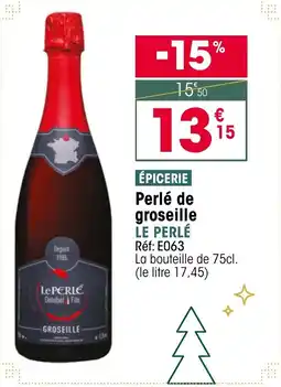 Croque Gel LE PERLÉ Perlé de groseille offre