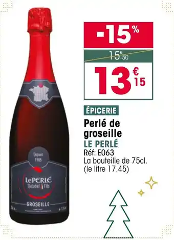 Croque Gel LE PERLÉ Perlé de groseille offre