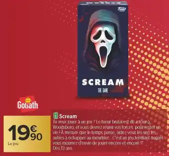 Carrefour Scream offre