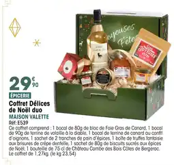 Croque Gel MAISON VALETTE Coffret Délices de Noël duo offre